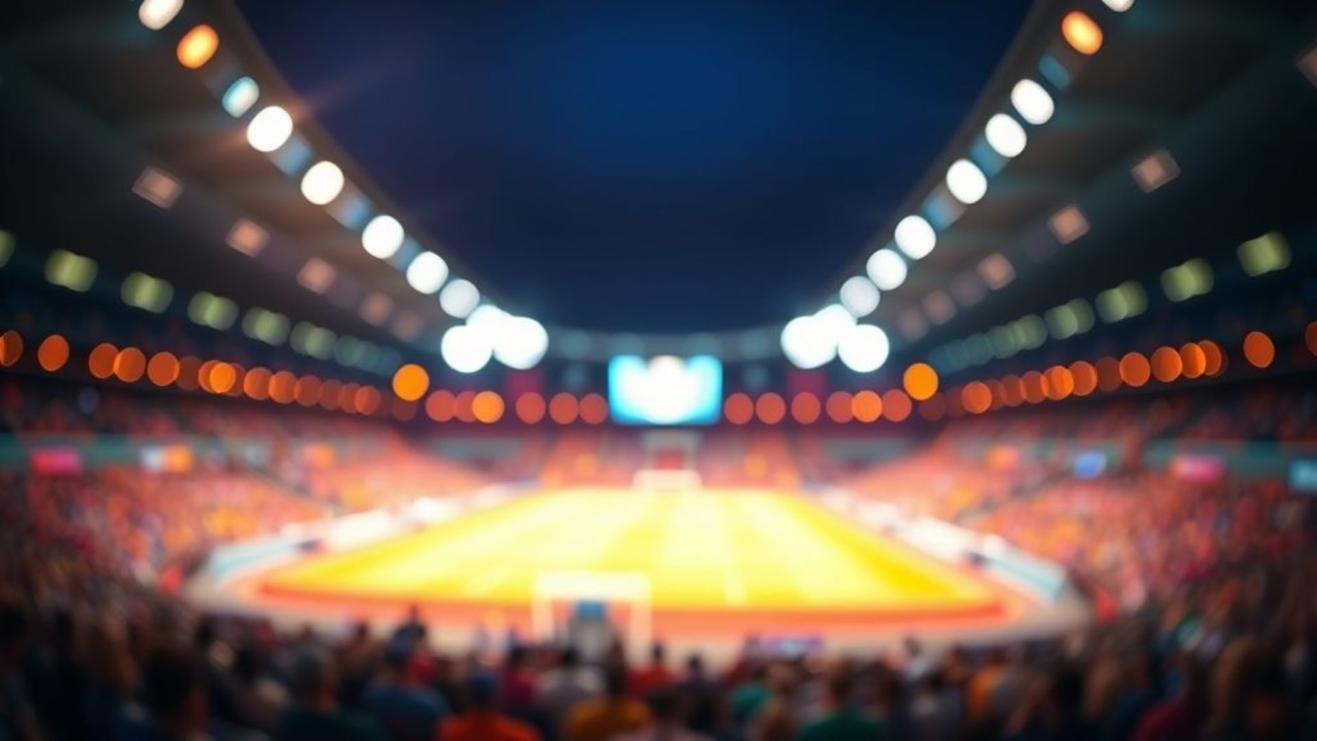 stade lumières bokeh abstrait fond coloré fond ecran faible profondeur de champ