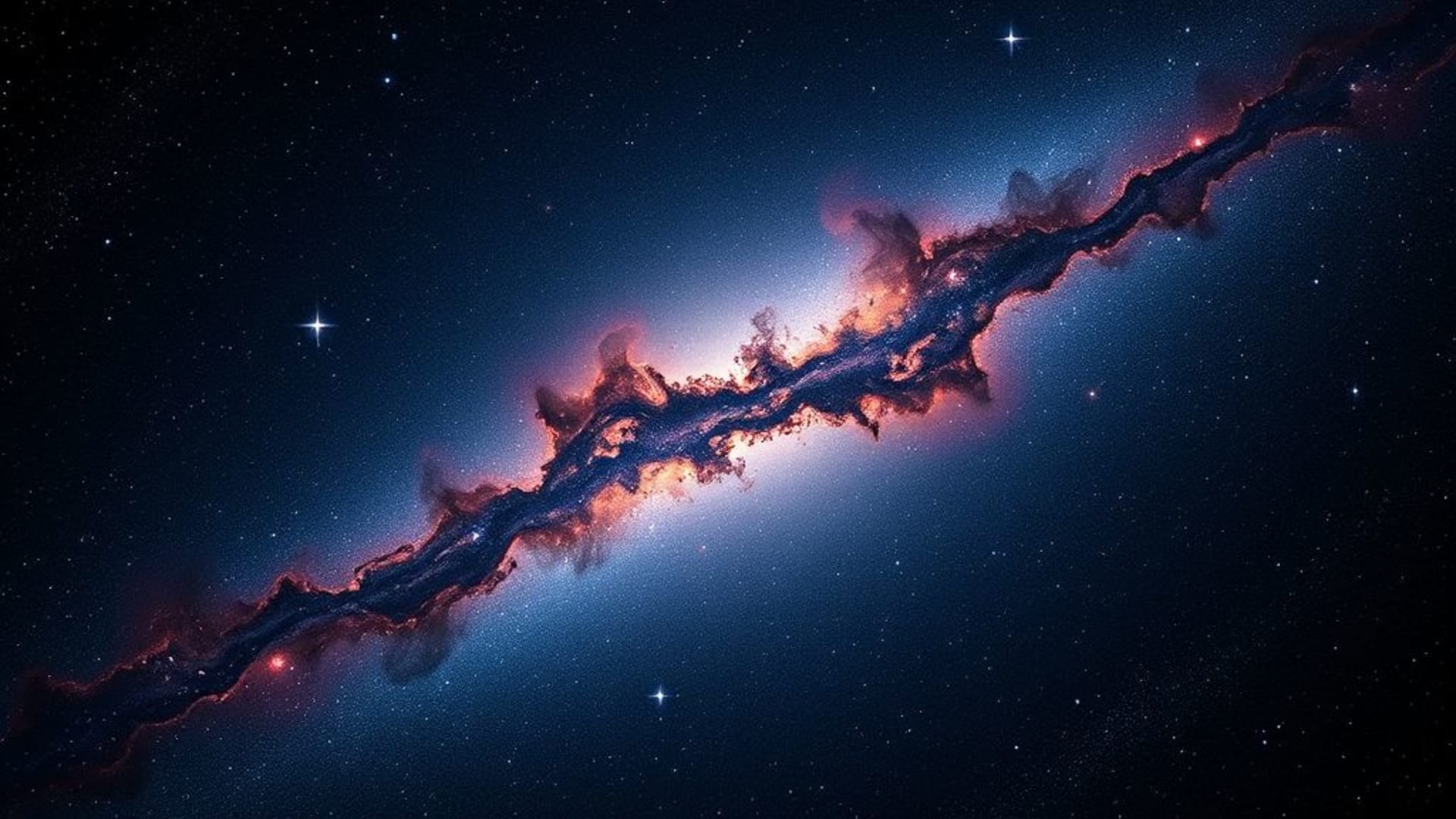 nébuleuse galaxie espace champ d'étoiles planètes cosmique aurore voie lactée arrière-plan haute résolution fond d'écran pour bureau