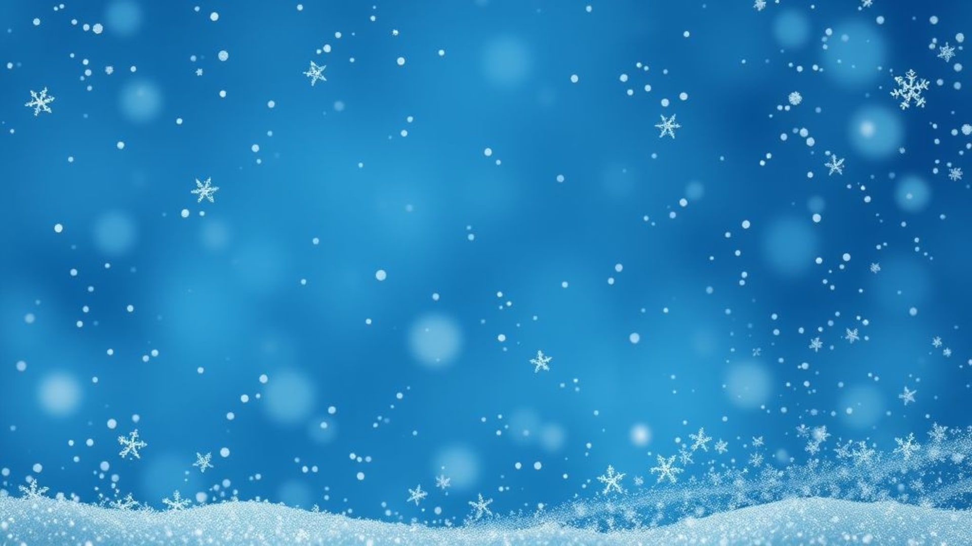 flocons de neige d'hiver scintillent cristaux de glace froid bleu fond d'écran minimaliste gel faux texture douce 4K