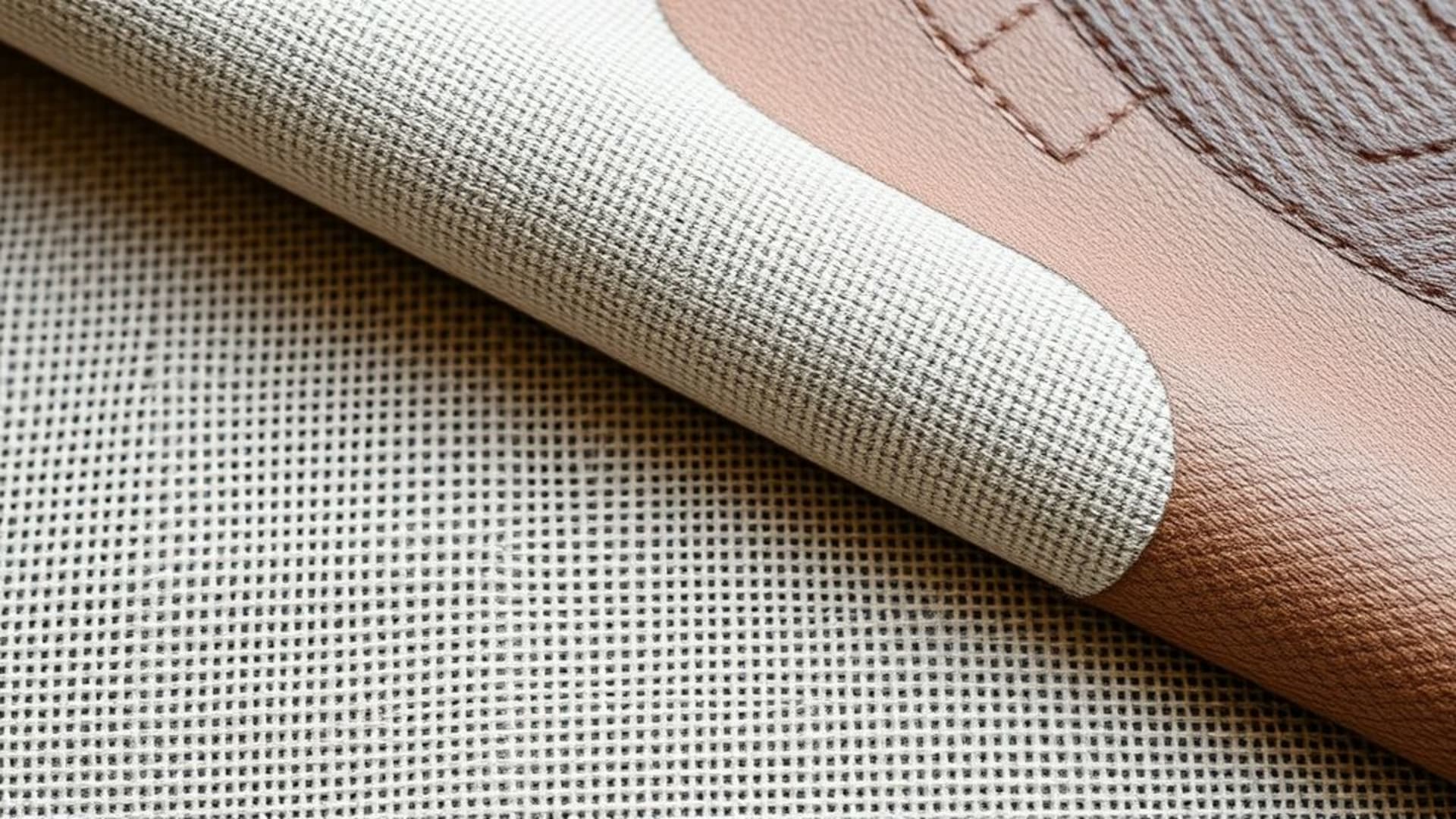 textures macro tissus lin cuir motif gros plan tactile fond surface design décoration intérieure maison